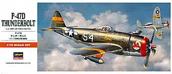 Hasegawa 138 1/72 P47D Thunderbolt Aircraft