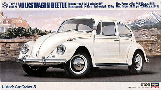 Hasegawa 21203 1/24 1967 VW Beetle Car