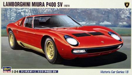 Hasegawa 21213 1/24 1971 Lamborghini Miura P400 SV Sports Car