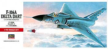 Hasegawa 341 1/72 F106 Delta Dart Aircraft