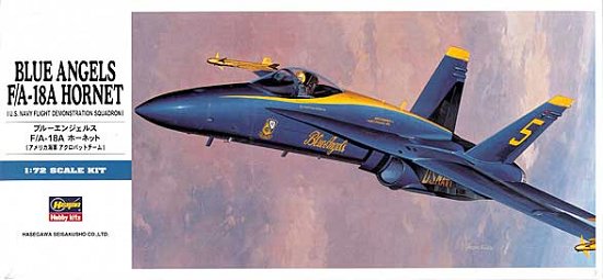 Hasegawa 440 1/72 F/A18A Blue Angels Aircraft