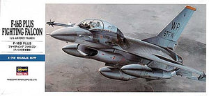 Hasegawa 444 1/72 F16B Plus Falcon Aircraft