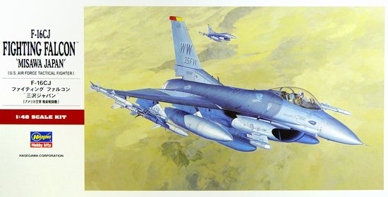 Hasegawa 7232 1/48 F16CJ Falcon USAF Tactical Fighter Misawa Japan
