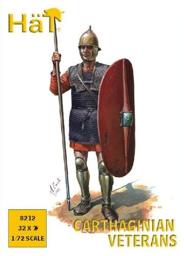 Hat Industries 8212 1/72 Punic War Carthaginian Veteran Spearmen (32)