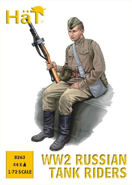 Hat Industries 8263 1/72 WWII Russian Tank Riders (44)