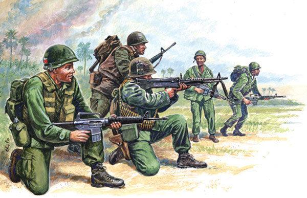 Italeri 6078 1/72 Vietnam: US Special Forces (50)