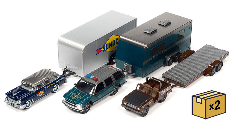 Johnny Lightning JLBT016-B-CASE 1/64 Scale Truck and Trailer 2022 Release 2B