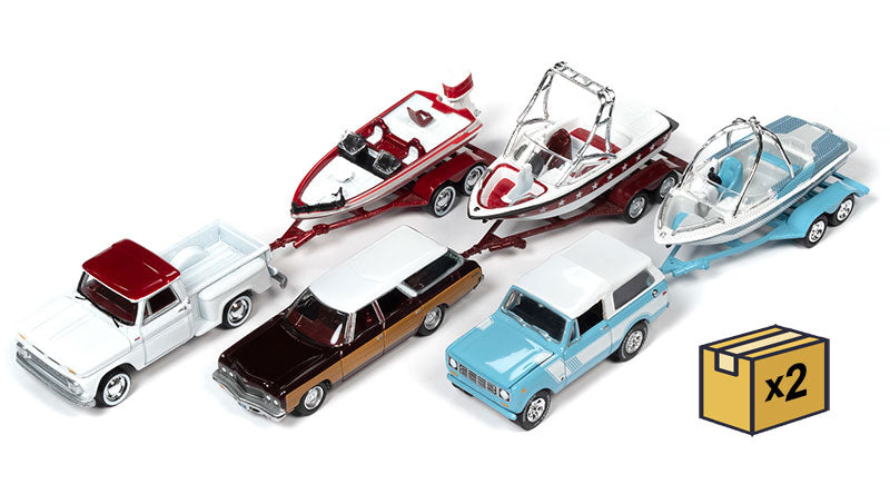 Johnny Lightning JLBT019-CASE 1/64 Scale Hulls and Haulers - 2023 Release 1