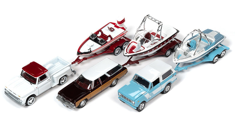 Johnny Lightning JLBT019-SET 1/64 Scale Hulls and Haulers - 2023 Release 1