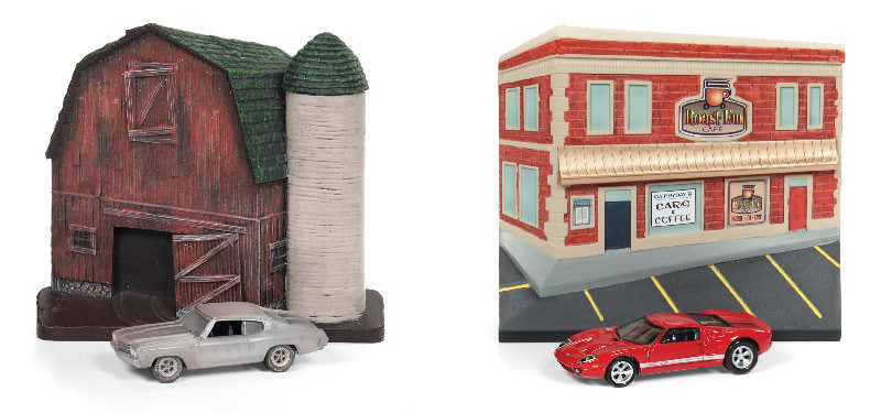 Johnny Lightning JLDR004-SET 1/64 Scale Dioramas 2018 Release 3