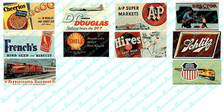 JL Innovative 227 N 1940-60's Consumer Product Signs (10)