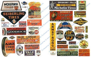 JL Innovative 363 HO 1930-50's Vintage Gas Station Tire Signs (40)