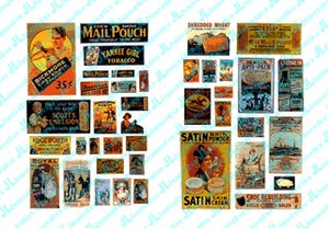 JL Innovative 385 HO 1890-20's Turn of the Century Posters/Signs #2 (40)