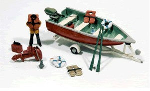JL Innovative 456 HO Deluxe Boat, Motor, Trailer, Acc Metal Kit