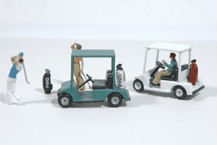 JL Innovative 459 HO Golf Carts (2) & Bags (4) Metal Kit
