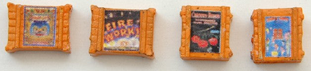 JL Innovative 528 HO Custom Crates Fireworks, Flat Orange (4)