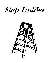 JL Innovative 554 HO Custom 1-1/2" Step Ladder Brown (1)