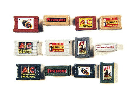 JL Innovative 823 HO Custom Crates Brown, Auto Parts Labels (4)
