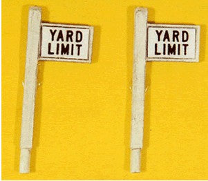 JL Innovative 848 HO Custom Yard Limit Sign Set (2)