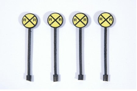 JL Innovative 853 HO Custom Railroad Crossing Warning Signs (4)