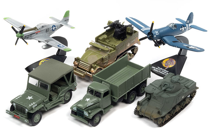 Johnny Lightning JLML007-A-CASE  Scale Military - 2022 Release 1A
