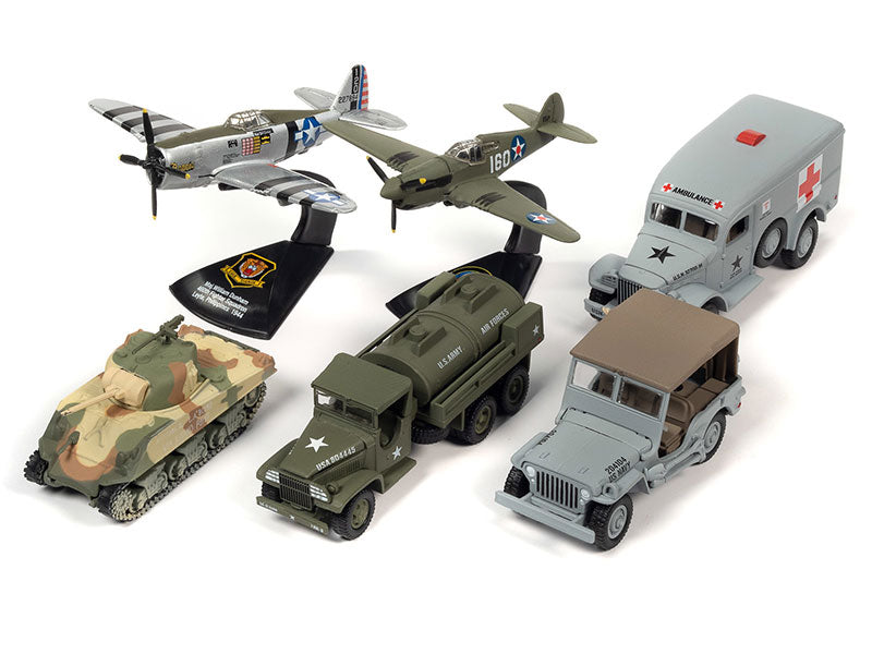 Johnny Lightning JLML008-A-CASE  Scale Military - 2022 Release 2A