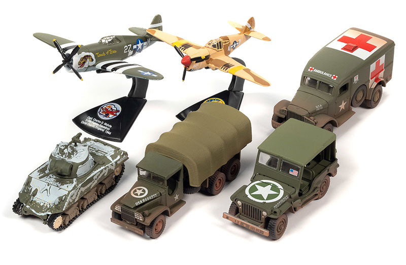 Johnny Lightning JLML008-B-CASE  Scale Military - 2022 Release 2B