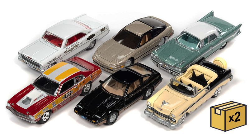 Johnny Lightning JLPK018-A-CASE 1/64 Scale Twin Pack 2022 Release 2A