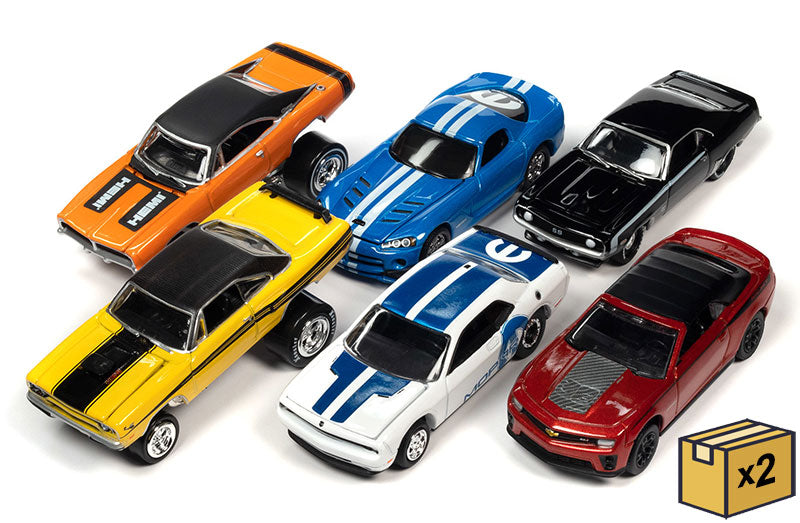 Johnny Lightning JLPK020-A-CASE 1/64 Scale Twin Pack 2023 Release 1A
