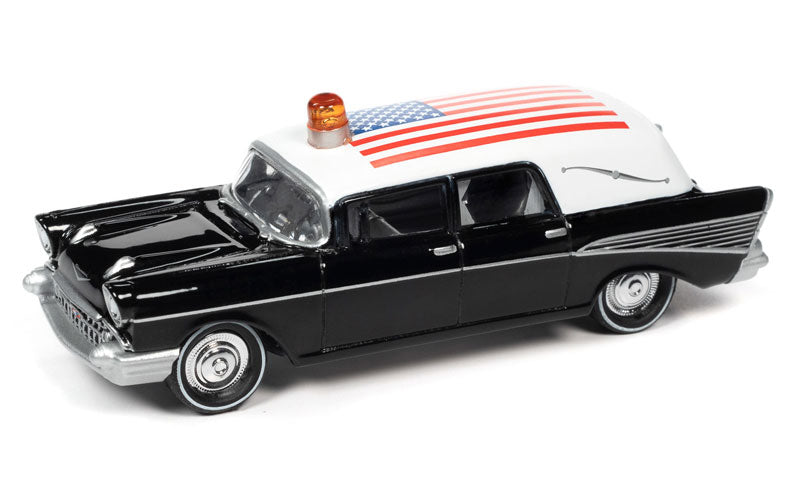 Johnny Lightning JLSP144 1/64 Scale 1957 Chevrolet Hearse