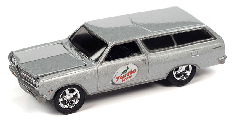 Johnny Lightning JLSP173-B 1/64 Scale Turtle Wax - 1965 Chevrolet Chevelle Wagon