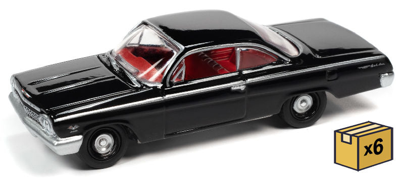 Johnny Lightning JLSP187-B-CASE 1/64 Scale 1962 Bel Air Bubbletop