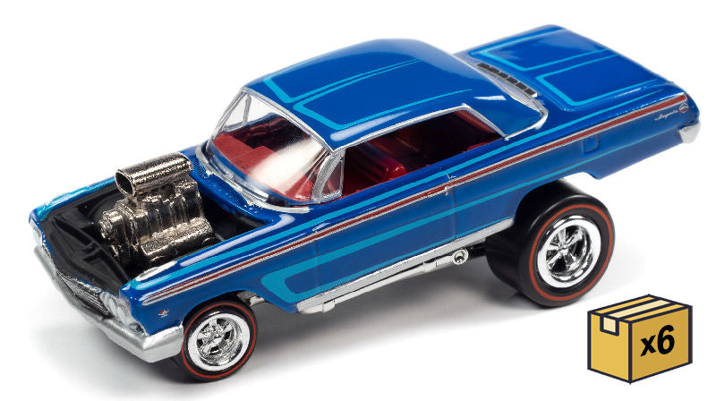 Johnny Lightning JLSP207-B-CASE 1/64 Scale 1962 Chevrolet Impala Coupe