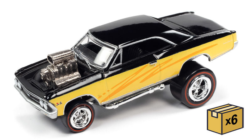 Johnny Lightning JLSP208-A-CASE 1/64 Scale 1966 Chevrolet Chevelle