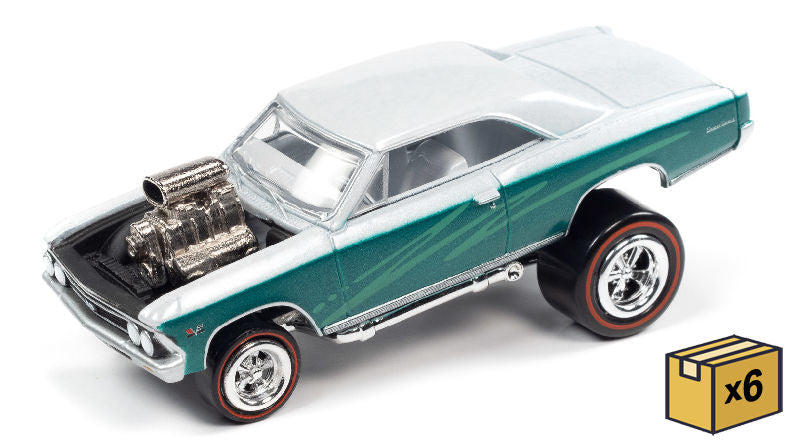 Johnny Lightning JLSP208-B-CASE 1/64 Scale 1966 Chevrolet Chevelle