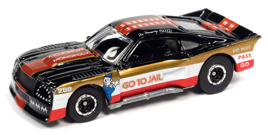 Johnny Lightning JLSP214 1/64 Scale Monopoly - 1975 Ford Mustang Cobra II Racer