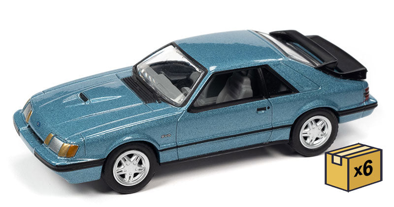 Johnny Lightning JLSP247-A-CASE 1/64 Scale 1986 Ford Mustang SVO