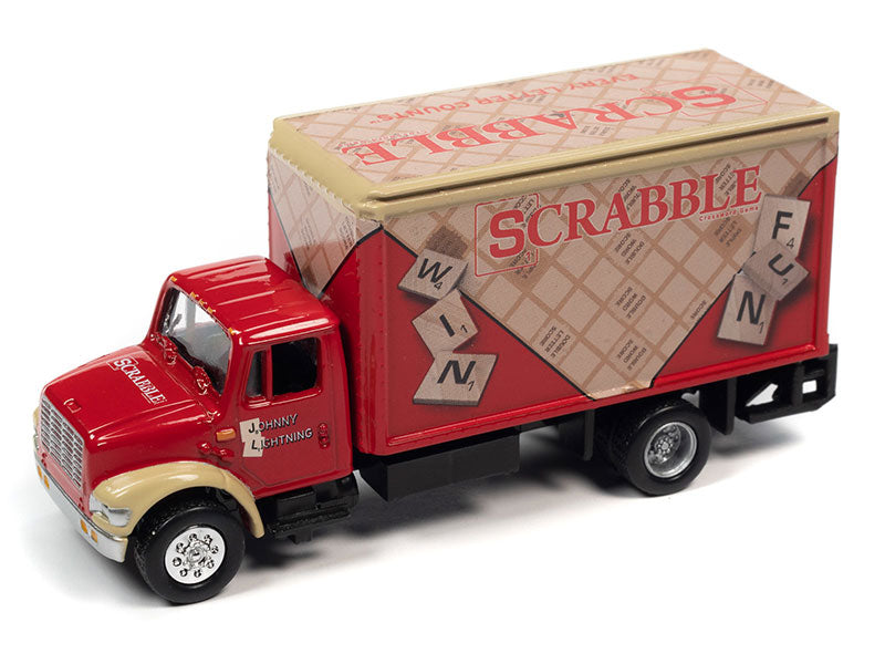 Johnny Lightning JLSP257 1/64 Scale Scrabble - 1999 International Cargo Truck