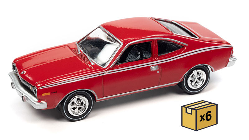 Johnny Lightning JLSP267-CASE 1/64 Scale James Bond - 1974 AMC Hornet in Red
