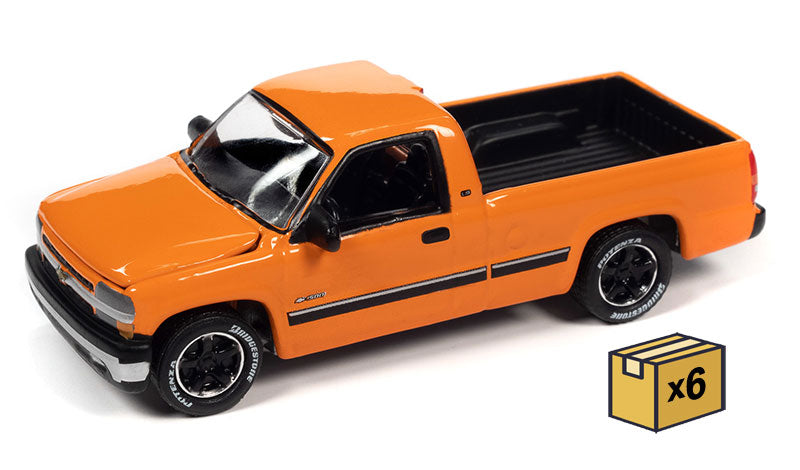 Johnny Lightning JLSP281-A-CASE 1/64 Scale 2002 Chevrolet Silverado Pickup Truck