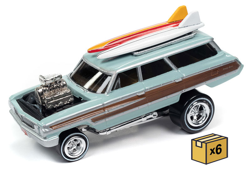 Johnny Lightning JLSP293-B-CASE 1/64 Scale 1964 Ford Country Squire