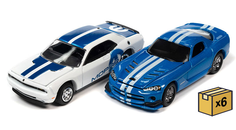 Johnny Lightning JLSP319-A-CASE 1/64 Scale Mopar Twin Pack - 6-Piece Non-Returnable Factory-Sealed Case