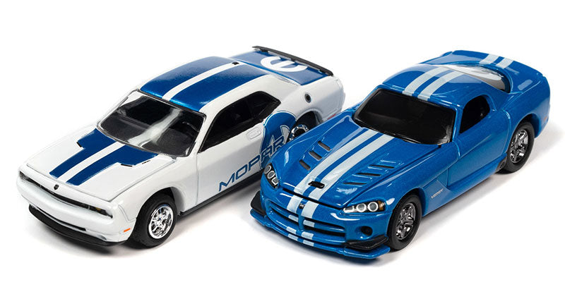 Johnny Lightning JLSP319-A 1/64 Scale Mopar Twin Pack Diecast metal body and chassis
