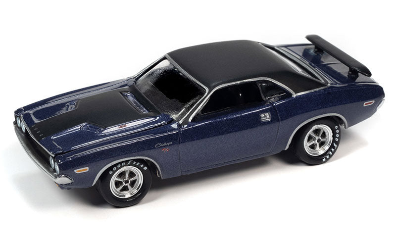 Johnny Lightning JLSP331 1/64 Scale USPS 1970 Dodge Challenger R/T in Purple
