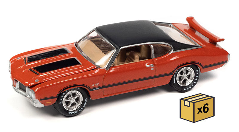 Johnny Lightning JLSP339-A-CASE 1/64 Scale 1972 Oldsmobile 442 W30