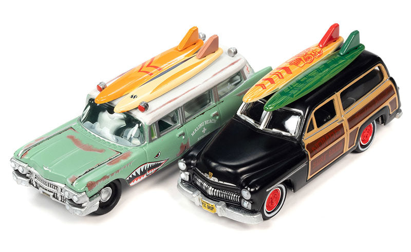 Johnny Lightning JLSP343-A 1/64 Scale Surf Rods Twin Pack Twin pack includes: 1950