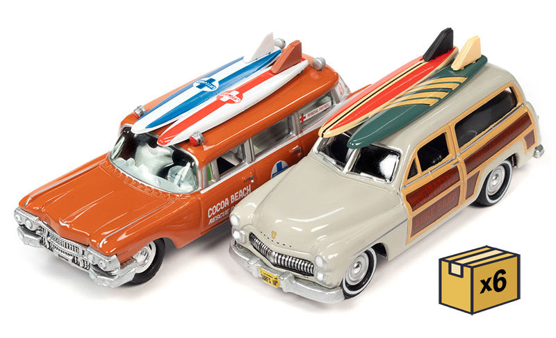 Johnny Lightning JLSP343-B-CASE 1/64 Scale Surf Rods Twin Pack
