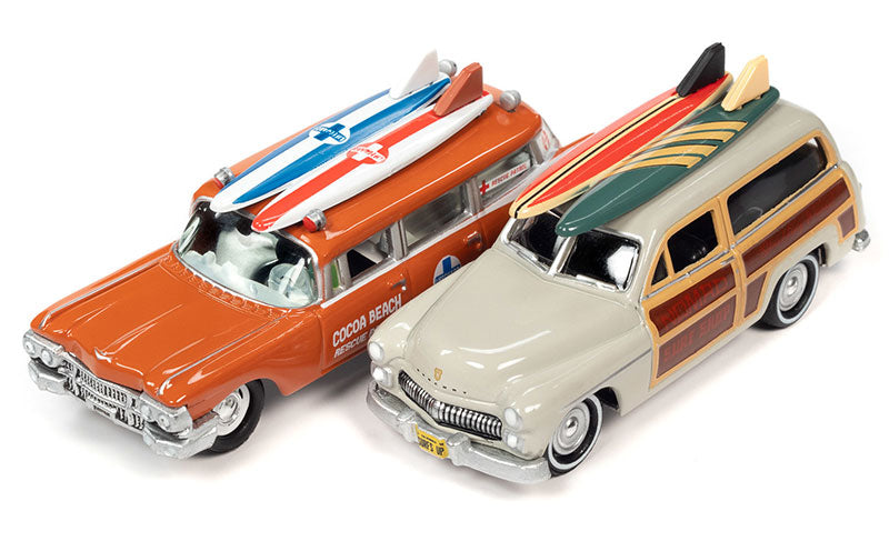 Johnny Lightning JLSP343-B 1/64 Scale Surf Rods Twin Pack Twin pack includes: 1950