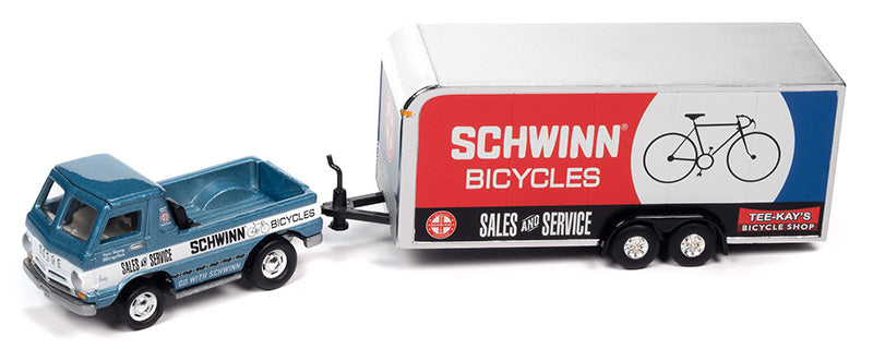 Johnny Lightning JLSP351-B 1/64 Scale Schwinn - 1965 Dodge A-100 Pickup