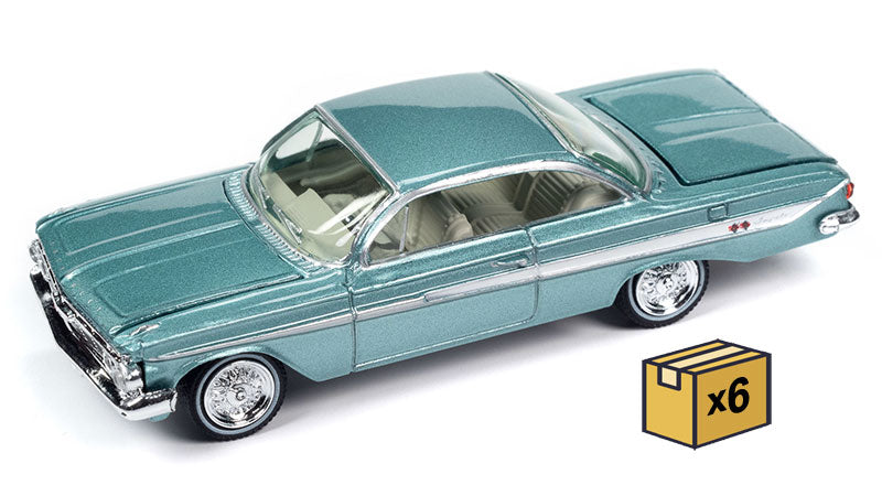 Johnny Lightning JLSP353-B-CASE 1/64 Scale 1961 Chevrolet Impala